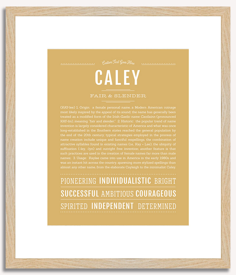 Caley | Name Art Print