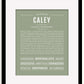 Frame Options | Sage | Black Frame, Matted