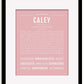 Frame Options | Dusty Rose | Black Frame, Matted