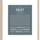 Caley | Name Art Print