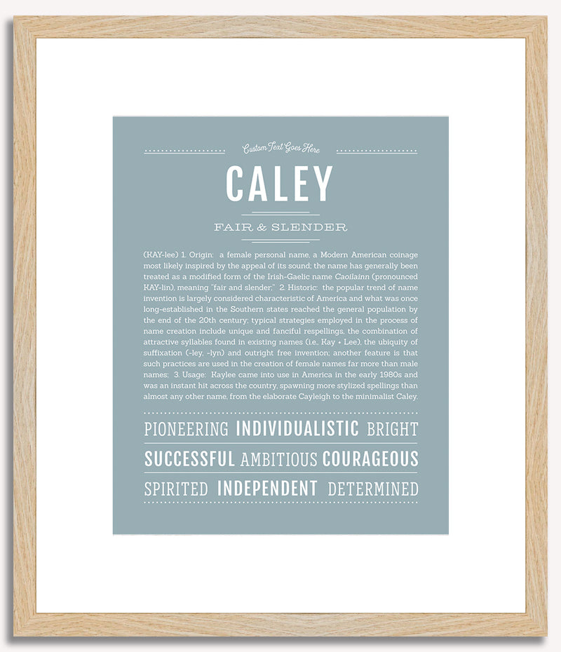 Caley | Name Art Print