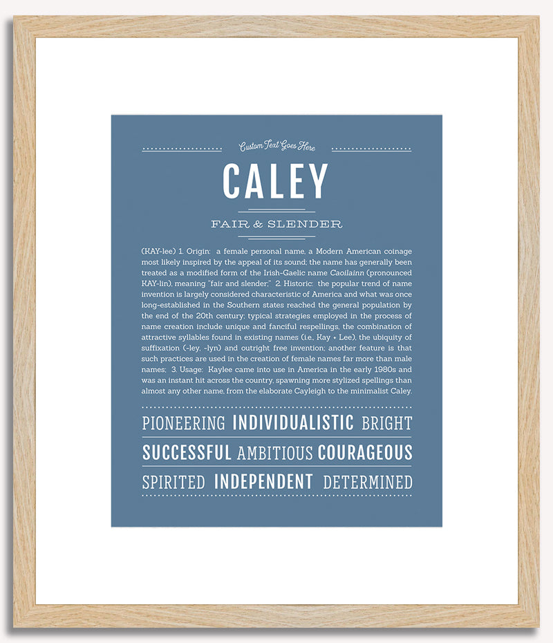 Caley | Name Art Print