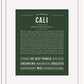 Cali | Name Art Print