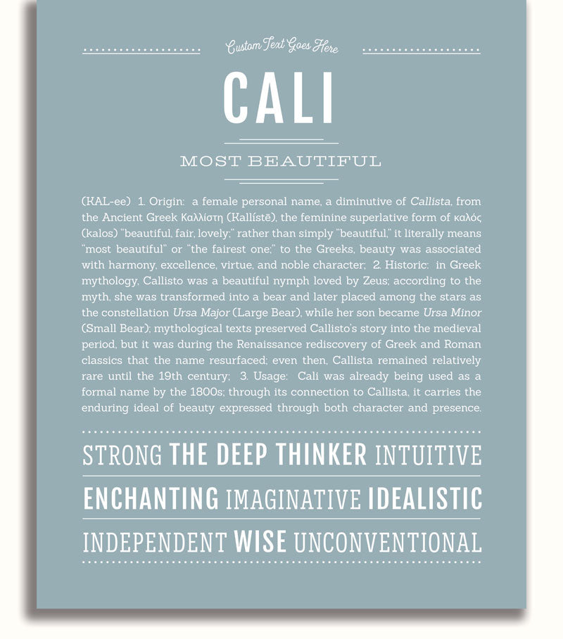 Frame Options | Powder Blue | White Frame, Matted