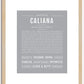 Caliana | Name Art Print