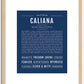 Caliana | Name Art Print