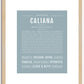 Caliana | Name Art Print