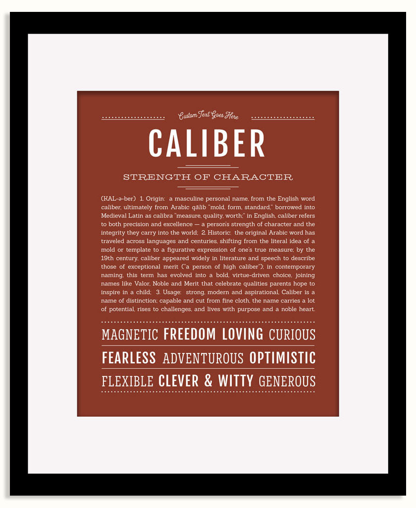 Frame Options | Bordeaux | Black Frame, Matted