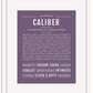 Frame Options | Deep Purple | White Frame, Matted