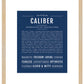 Frame Options | Midnight Blue | Maple Frame, Matted