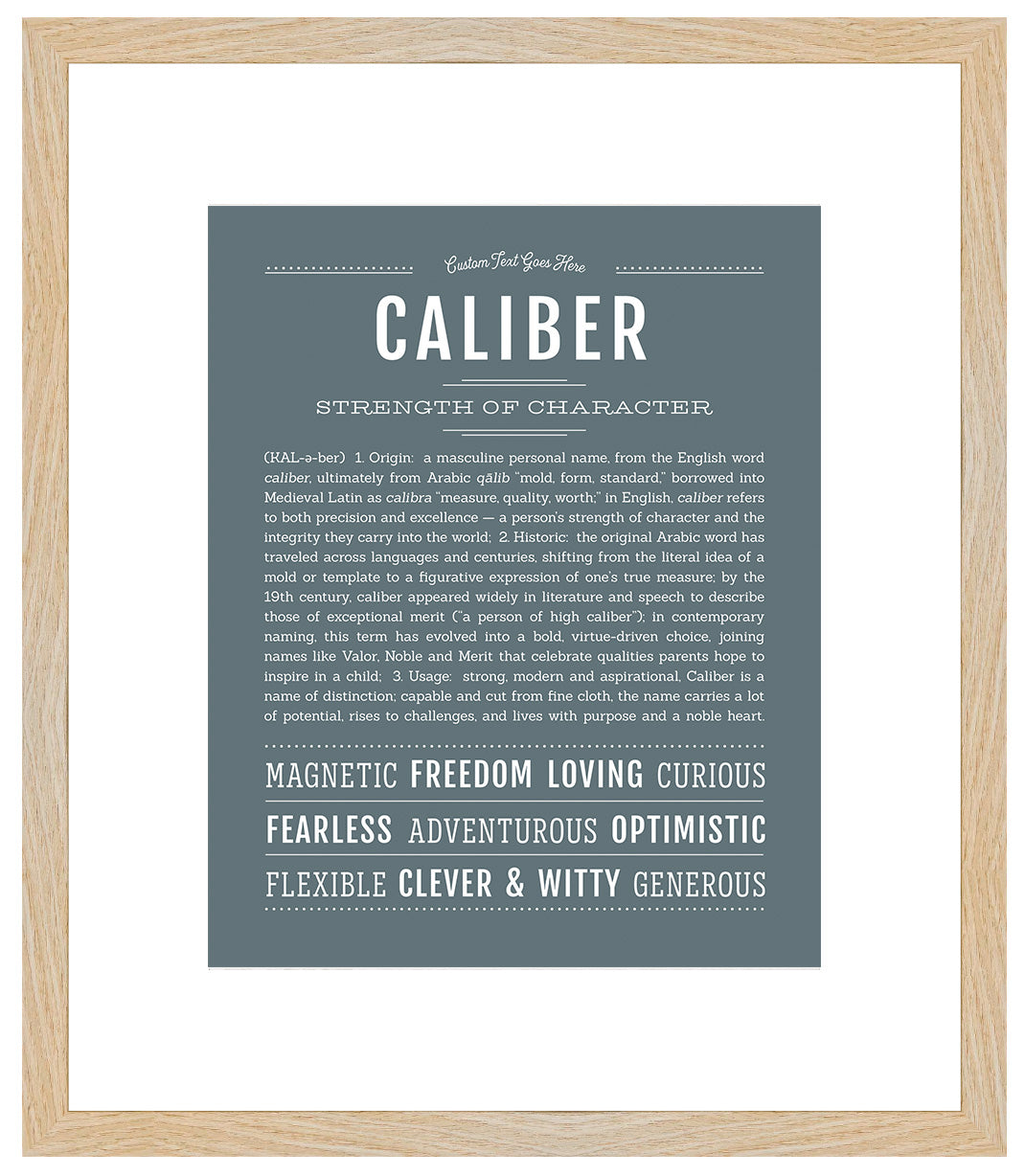 Frame Options | Night Rendezvous | Maple Frame, Matted