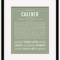 Frame Options | Sage | Black Frame, Matted