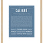 Frame Options | Steele Blue | Maple Frame, Matted