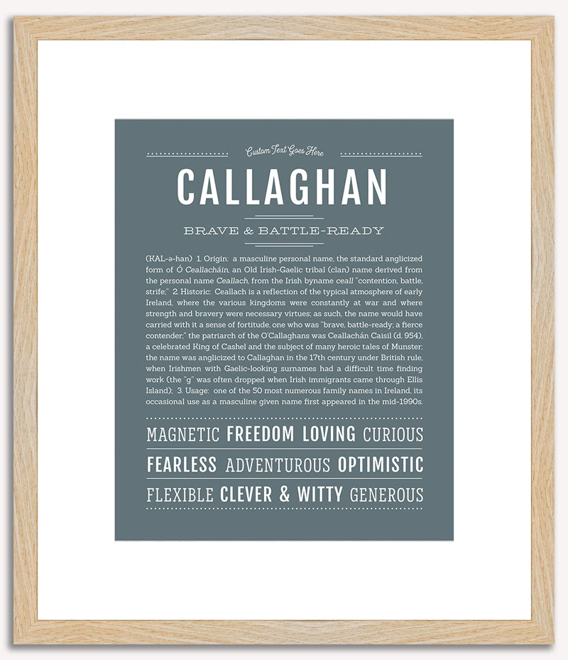 Callaghan | Name Art Print