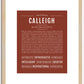 Calleigh | Name Art Print