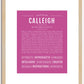 Calleigh | Name Art Print