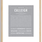 Calleigh | Name Art Print