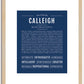 Calleigh | Name Art Print