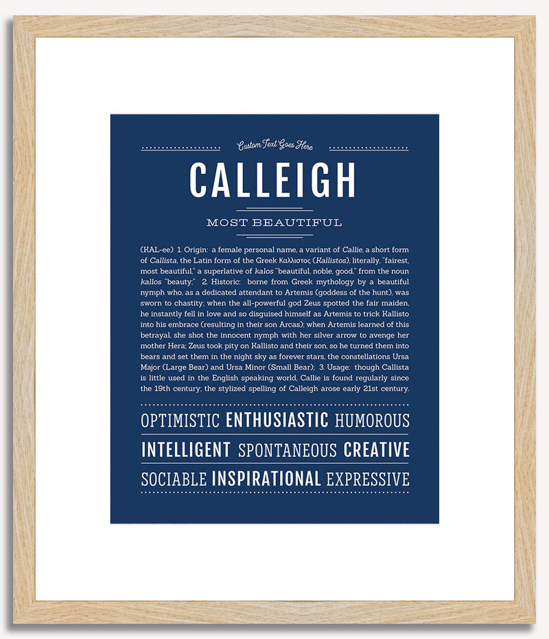 Calleigh | Name Art Print