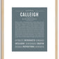 Calleigh | Name Art Print