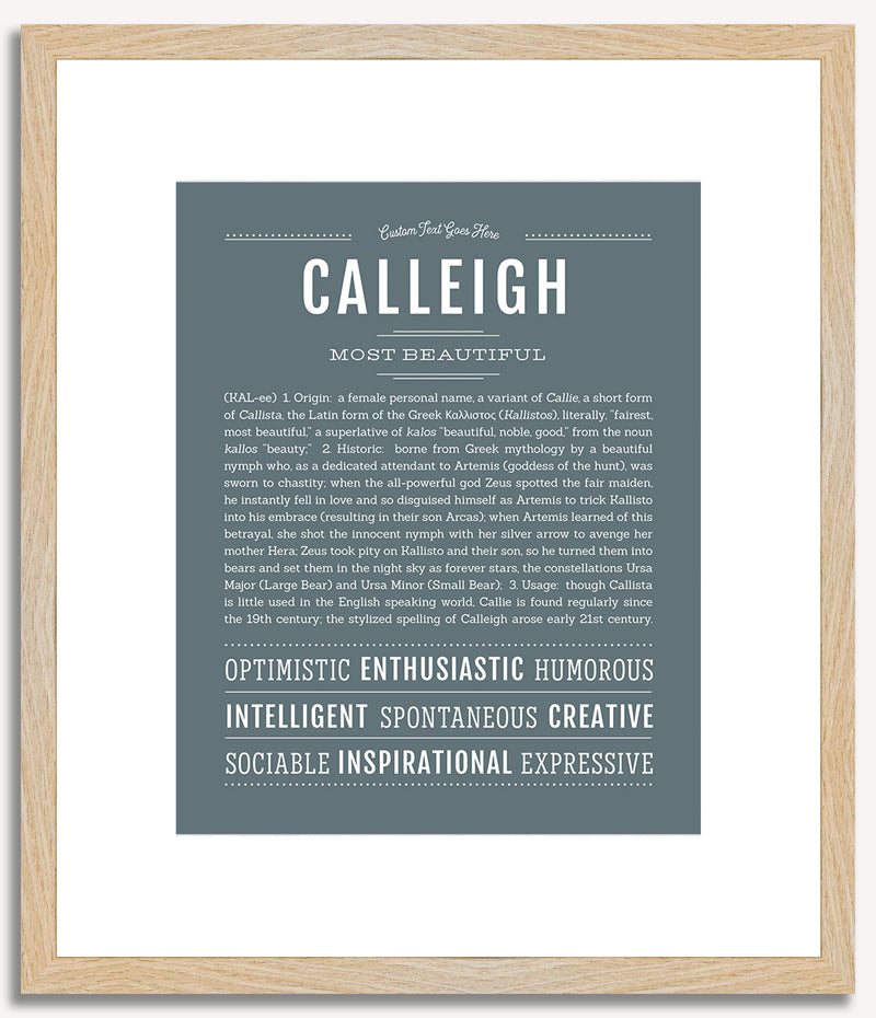 Calleigh | Name Art Print