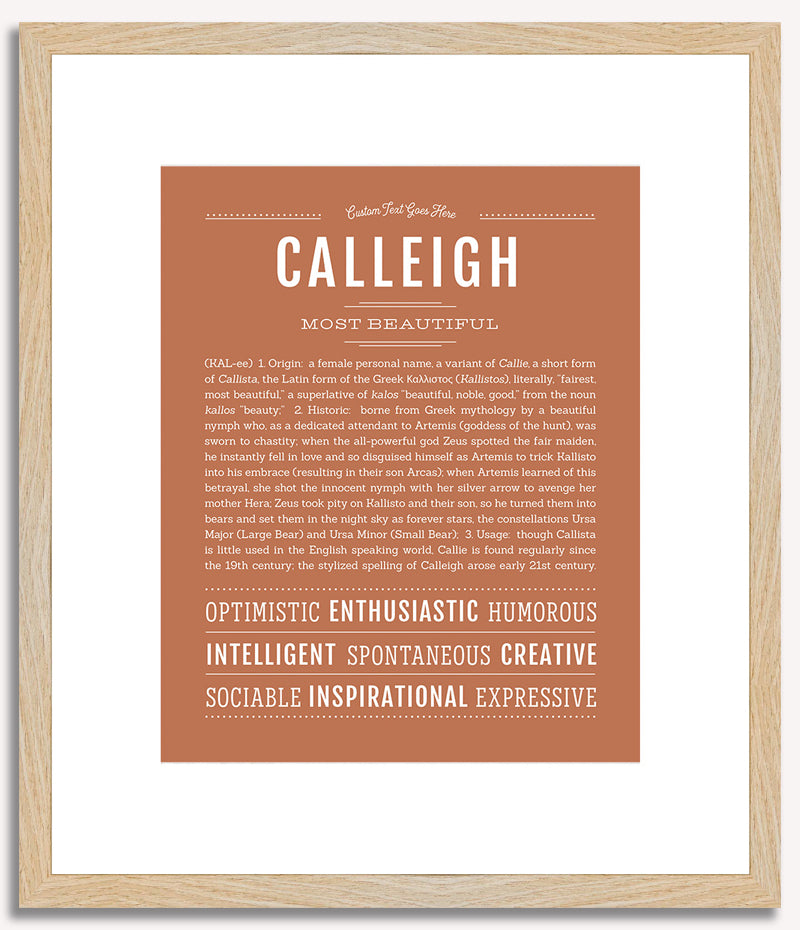 Calleigh | Name Art Print