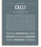 Calli Personalized Name Meaning Art Prints – Name Stories