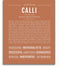 Calli Personalized Name Meaning Art Prints – Name Stories