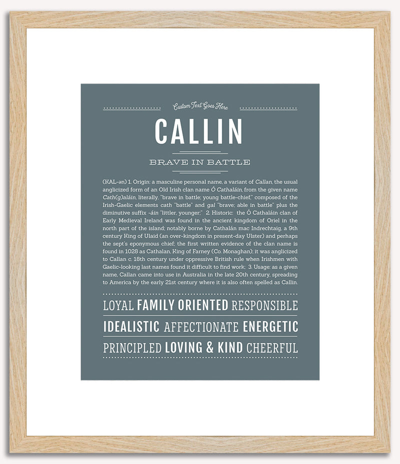 Callin | Name Art Print