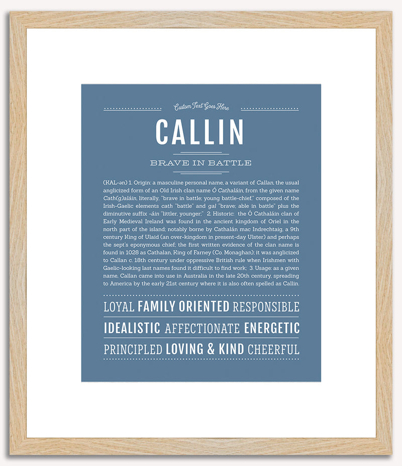 Callin | Name Art Print