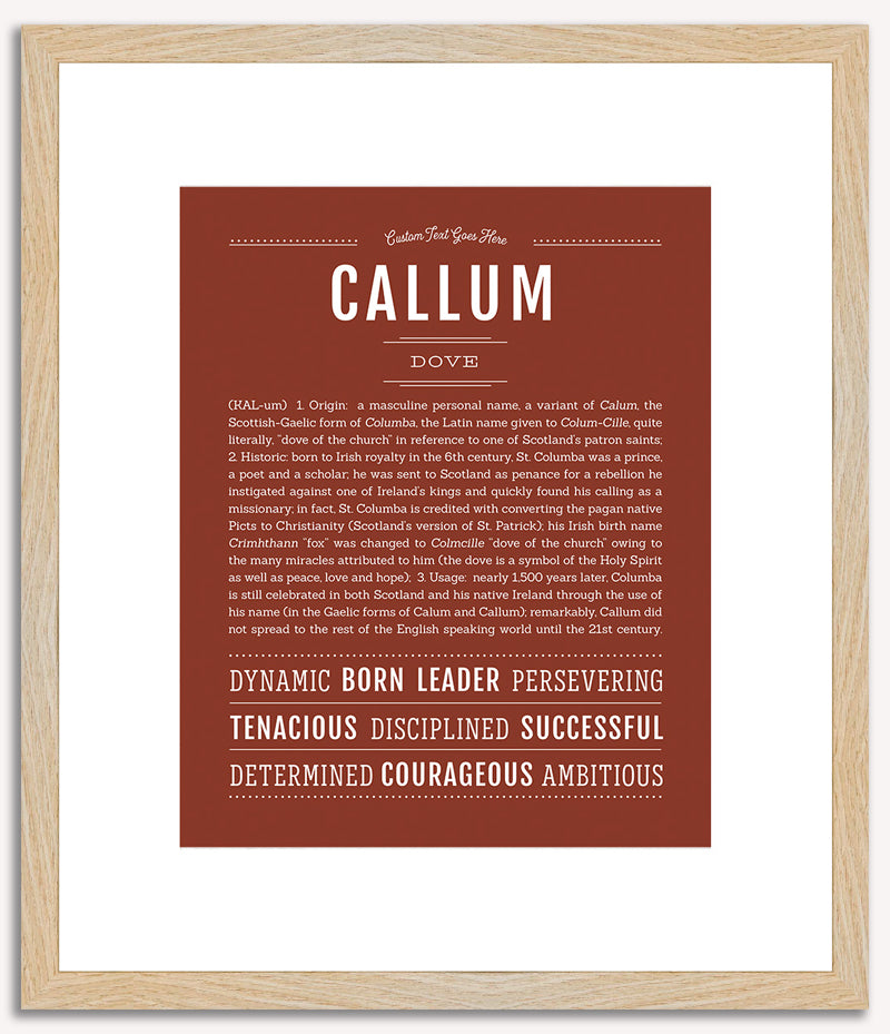 Callum | Name Art Print