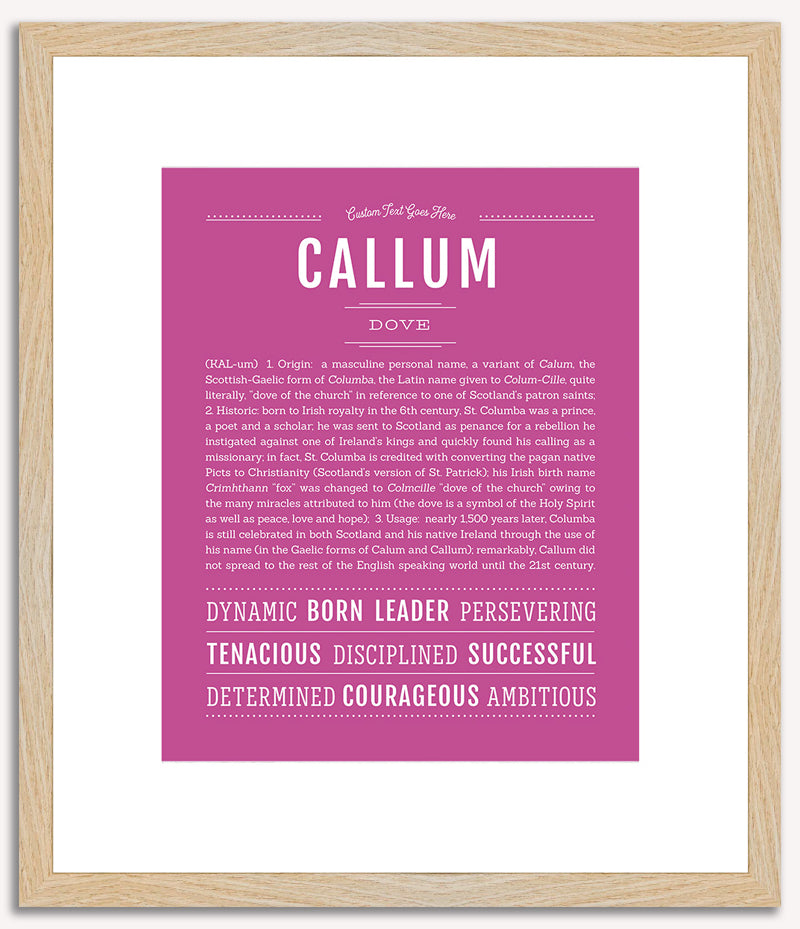 Callum | Name Art Print