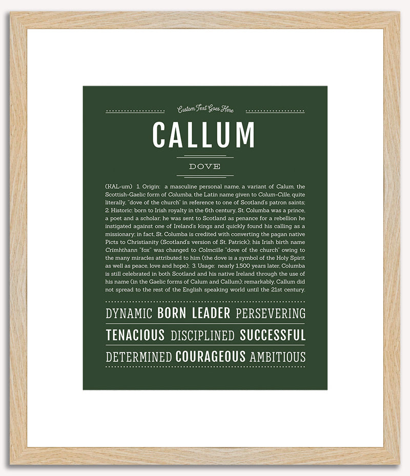 Callum | Name Art Print