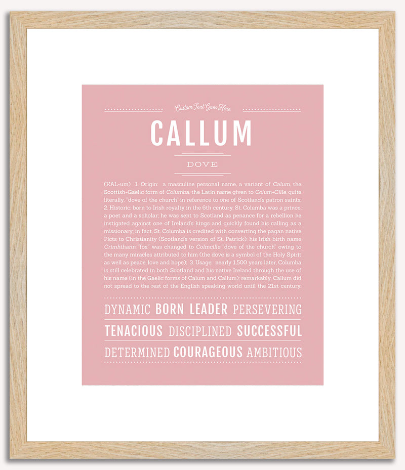 Callum | Name Art Print