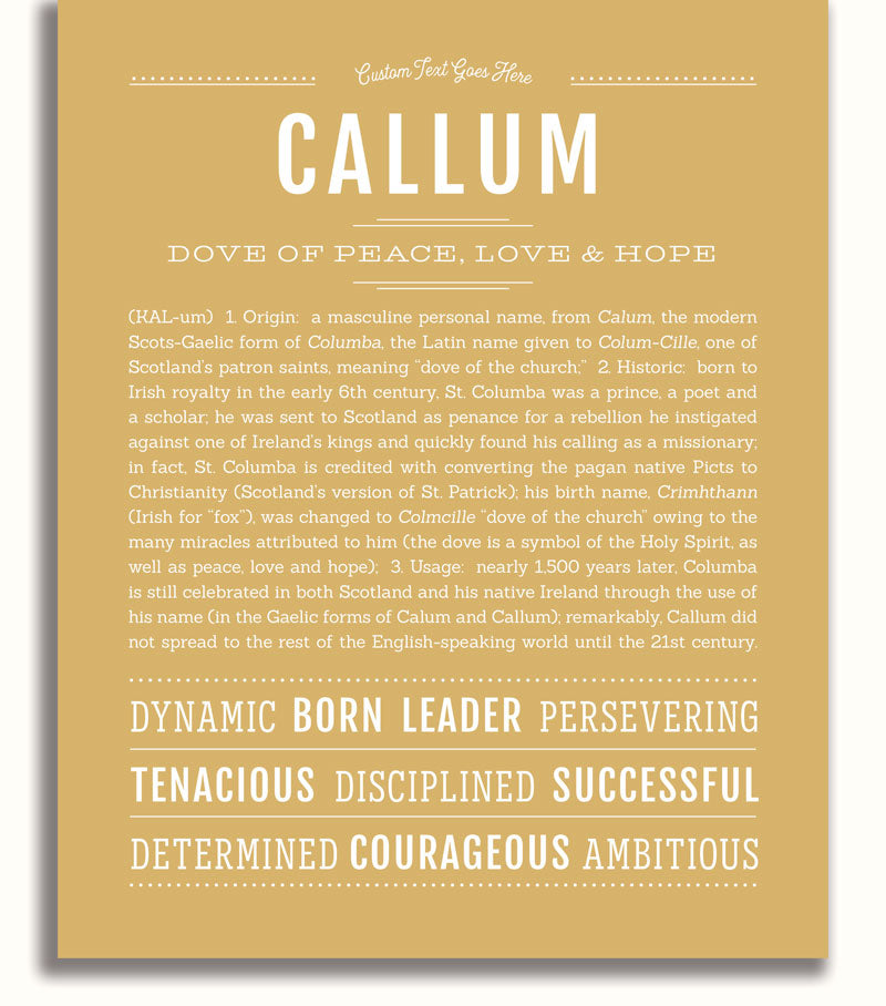 Frame Options | Matte Gold | No Frame