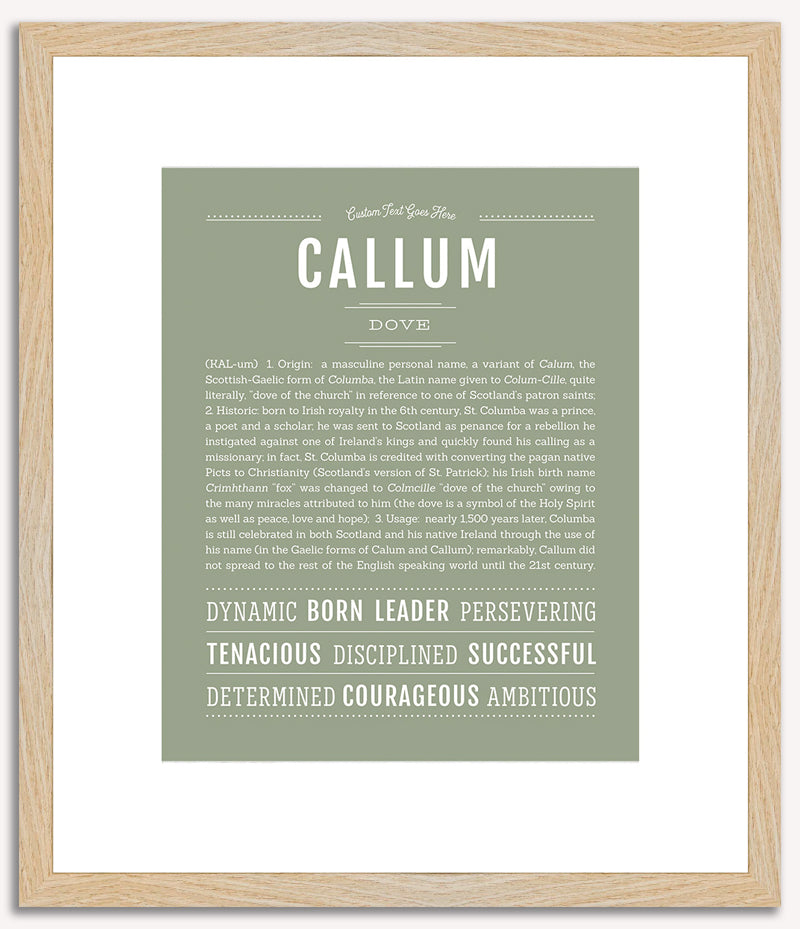 Callum | Name Art Print