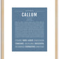 Callum | Name Art Print