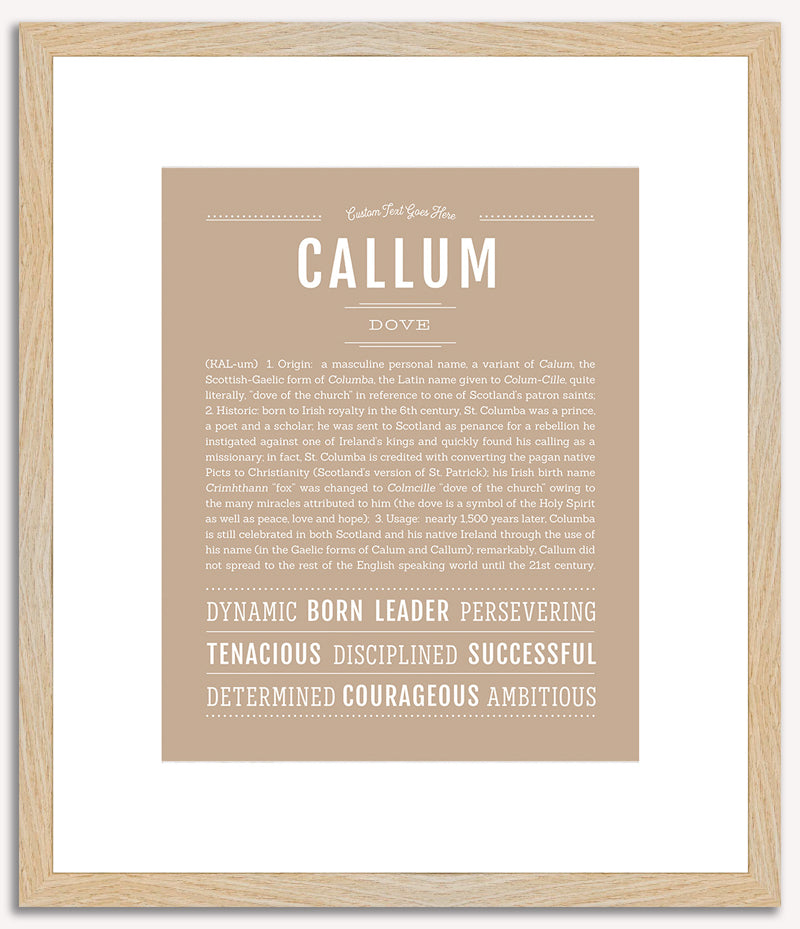 Callum | Name Art Print