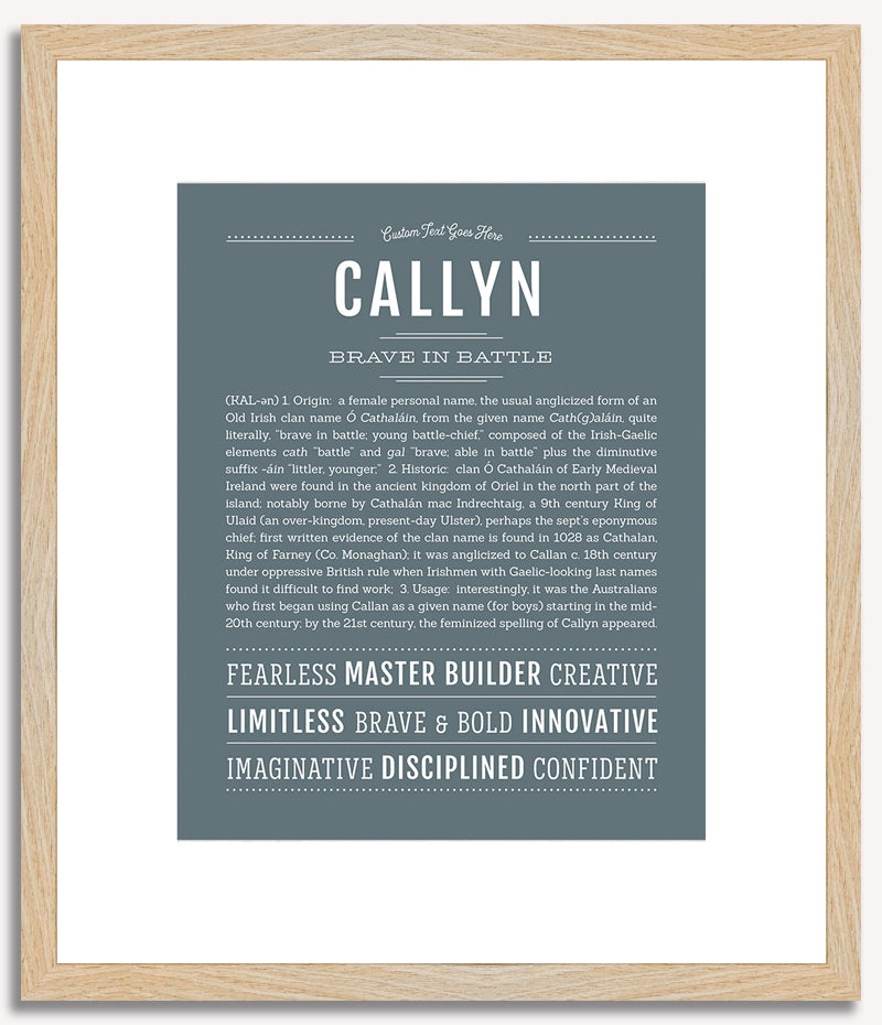 Callyn | Name Art Print