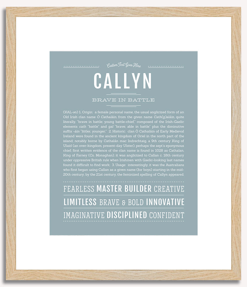 Callyn | Name Art Print