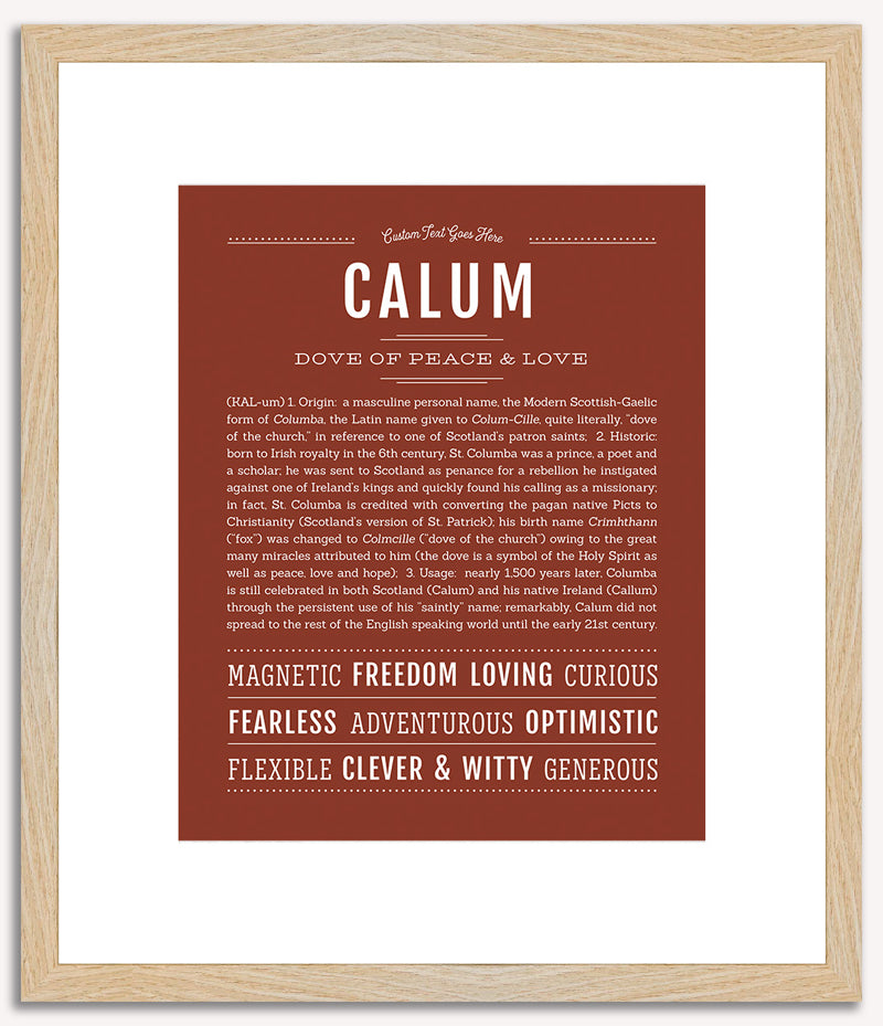 Calum | Name Art Print