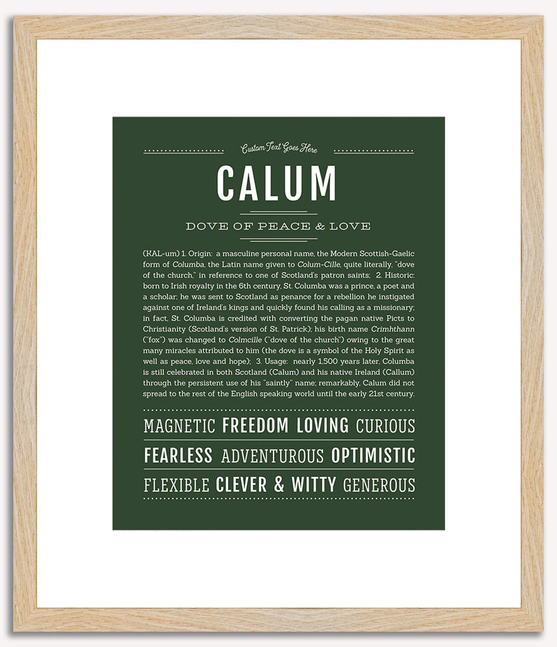 Calum | Name Art Print