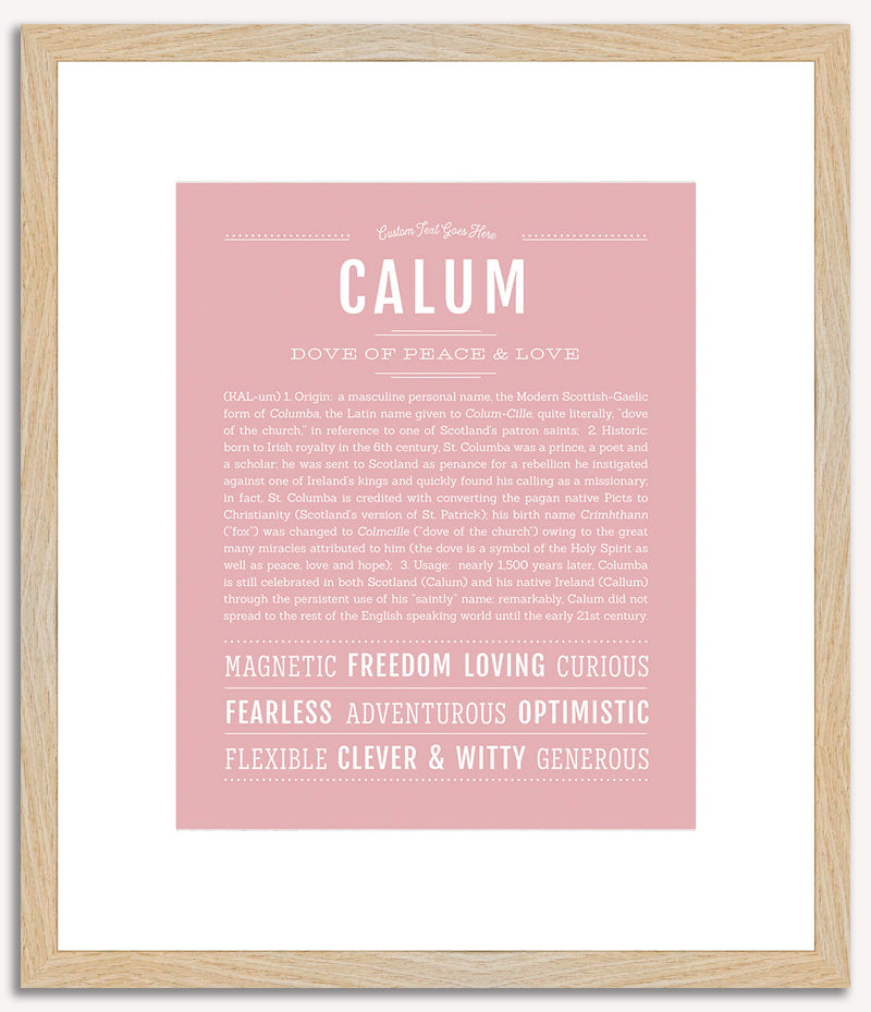 Calum | Name Art Print