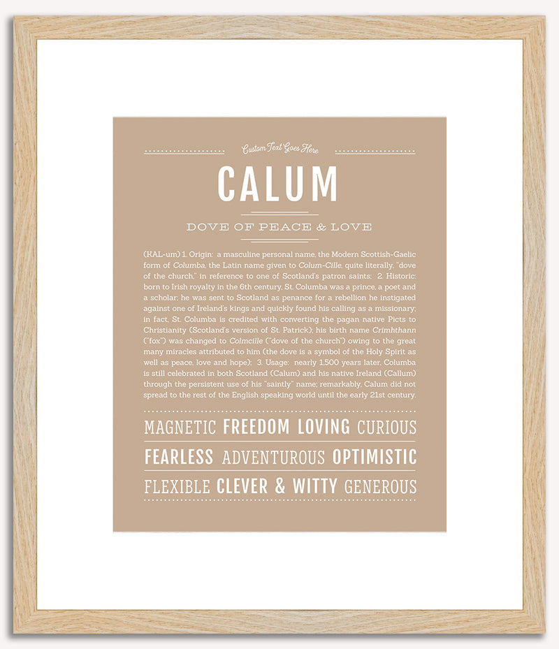 Calum | Name Art Print