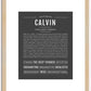 Calvin | Name Art Print