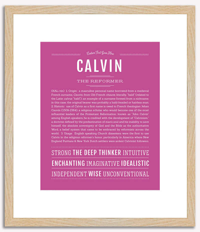 Calvin | Name Art Print