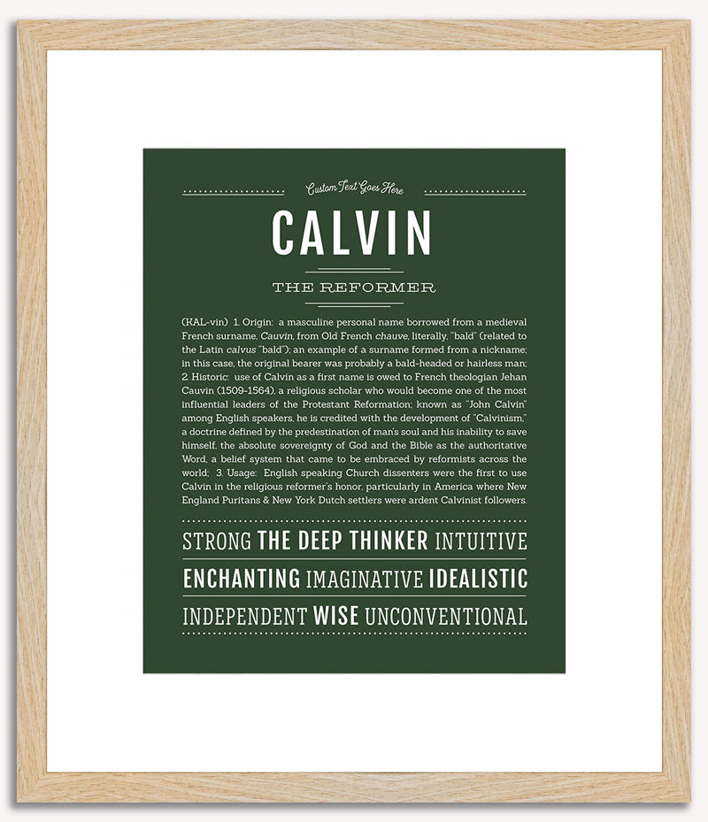 Calvin | Name Art Print