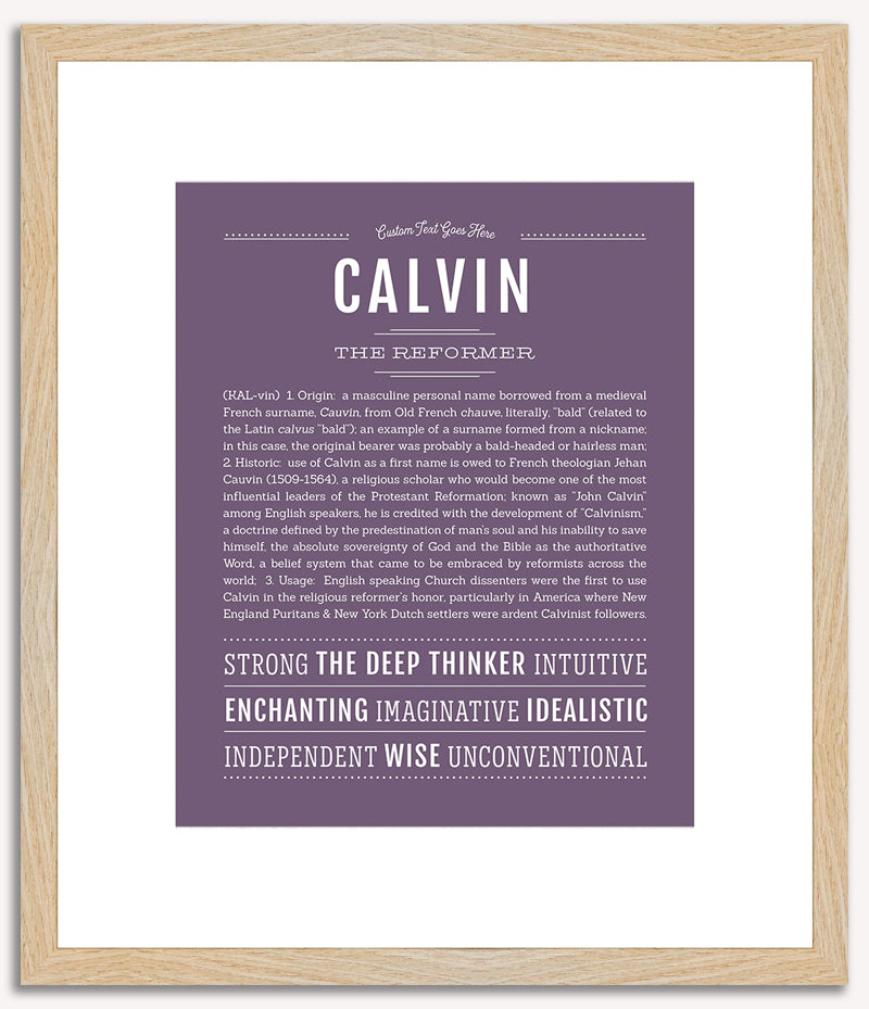 Calvin | Name Art Print