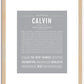 Calvin | Name Art Print