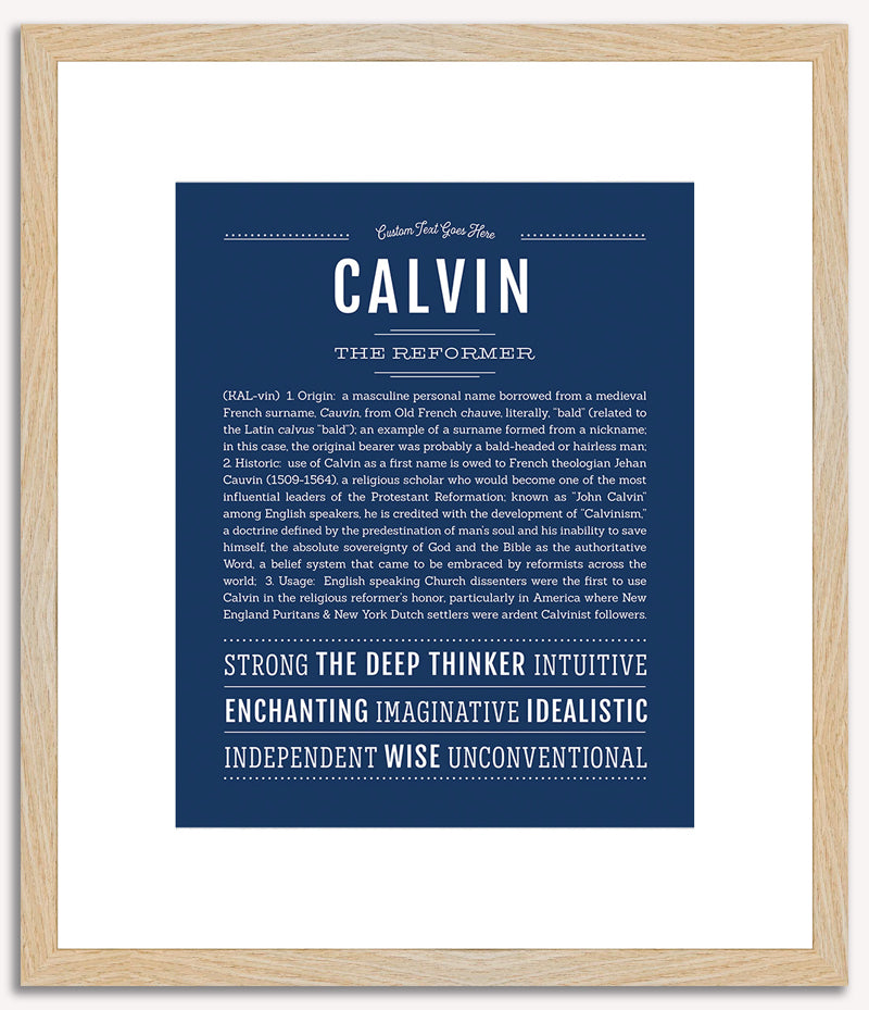 Calvin | Name Art Print